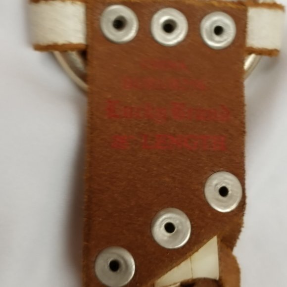 Vintage Lucky Brand Braided Weave Distressed Belt Size 26 - Picture 9 of 15